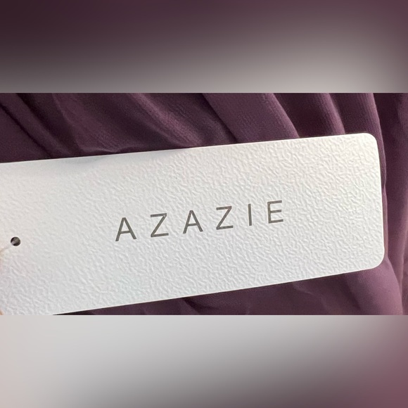 Azazie Elly Bridesmaids Dress in Plum Size A6 - Picture 8 of 16